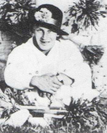 Alec Walter as part of Widecombe Morris Dancers (Photo from Steven Woods' Book 'Widecombe in the Moor')