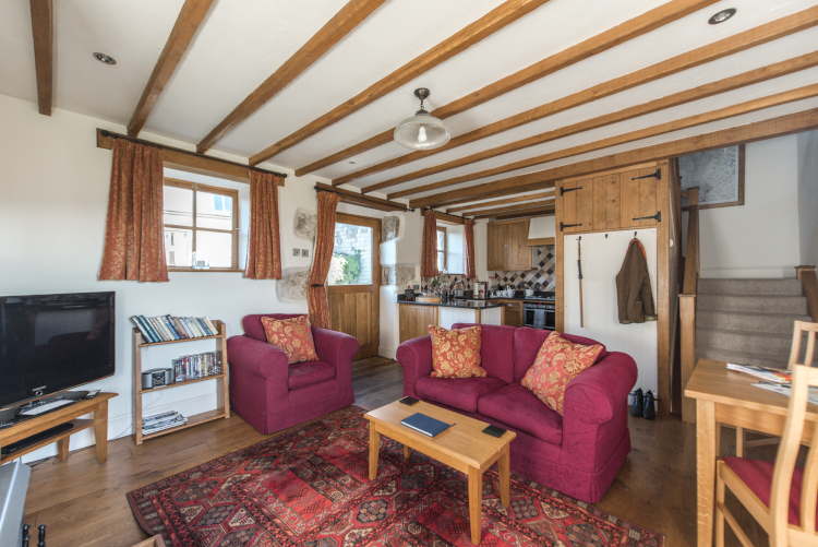 Widecombe Cottage Living Room